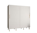 Mora I Sliding Door Wardrobe 200cm in White