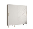 Mora Sliding Door Wardrobe 200cm in White