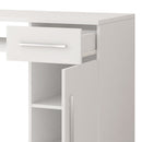 Omega OM-08 Computer Desk 110cm in White Matt