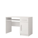 Omega OM-08 Computer Desk 110cm in White Matt