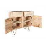 Light Gold 2 Door Medium Sideboard