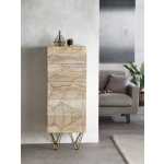 Light Gold Tall Chest of Drawers