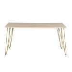 Light Gold Dining Table