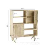 Light Gold Display Cabinet