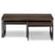 Barras Wooden Nesting Coffee Tables In Dark Oak