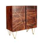 Dark Gold 2 Door Medium Sideboard