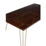 Dark Gold Dining Table