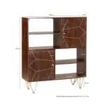 Dark Gold Display Cabinet