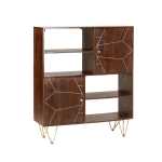 Dark Gold Display Cabinet