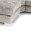 Burton Velvet Scatterback U Shape Corner Sofa In Truffle