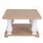 Celina Wooden Coffee Table With Undershelf In Oak And White