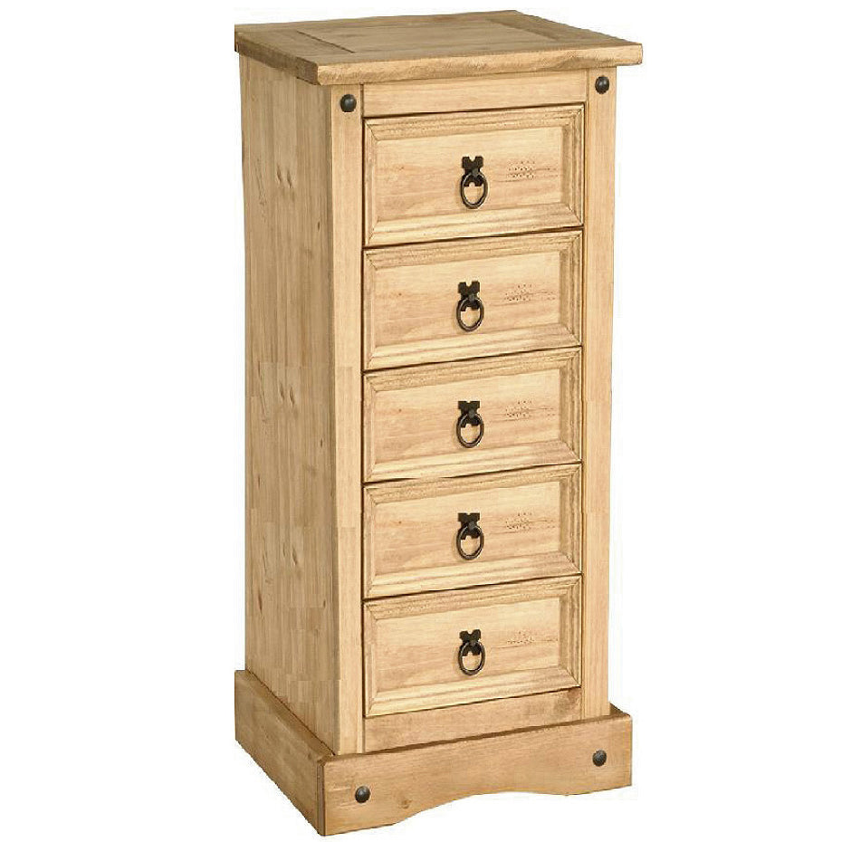 Corona Chest – 5 Drawer Narrow