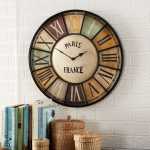 Clock CHALET Industrial Style Metal