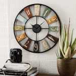 Lincoln Metal Clock Large