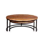 Railway Sleeper Coffee Tables - Set of 2