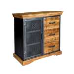 Metropolis Industrial 3 Drawer Sideboard