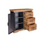 Metropolis Industrial 3 Drawer Sideboard