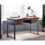 Metropolis Industrial 2 Drawer Writing Desk