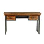 Metropolis Industrial 2 Drawer Writing Desk