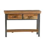 Metropolis Industrial 2 Drawer Console Table