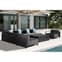 Dunstar Outdoor Heavy Weight Aluminium Coffee Table In Charcoal