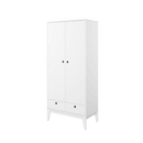 Femii FE-01 Hinged Wardrobe 92cm in White