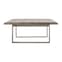 Hinton Wooden Coffee Table With Metal Legs In Natural