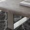 Hinton Wooden Coffee Table With Metal Legs In Natural