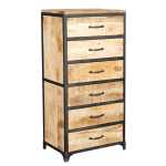 Cosmo Industrial Tall Chest