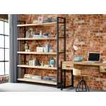 Cosmo Industrial Large Open Bookcase