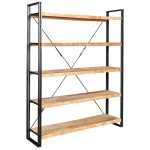 Cosmo Industrial Large Open Bookcase