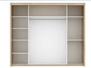 Inova Sliding Door Wardrobe 250cm in Graphite