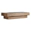 Iowan Rectangular Wooden Coffee Table In Natural