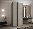 Trosa I Sliding Door Wardrobe 100cm in Cashmere