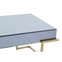 Kayo Grey Glass Top Coffee Table With Gold Stainless Steel Base