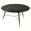 Kentona Dark Grey Marble Coffee Table With Dark Walnut Frame