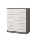 Omega OM-02 Chest of Drawers 80cm in Grey Matt