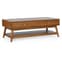 Layton Wooden Coffee Table With 2 Drawers In Cherry