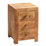 Toko Light Mango 3 Drawer Bedside