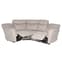 Maritime Electric Recliner Fabric Corner Sofa In Taupe