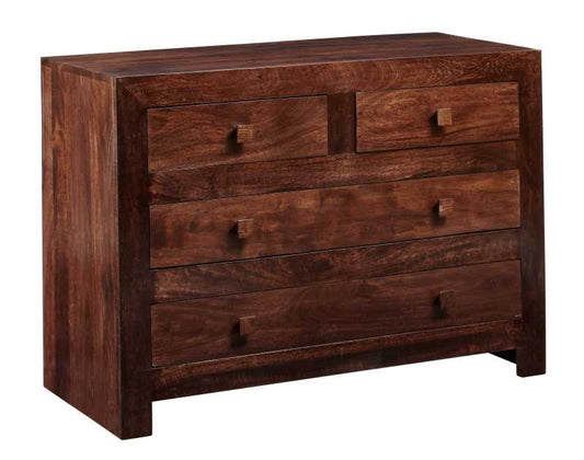 Toko Dark Mango 4 Drawer Dressing Chest