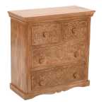 Artwork Mango Wood Chest Of Drawers