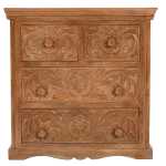 Artwork Mango Wood Chest Of Drawers