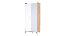 Mood MD-01 Hinged Wardrobe 85cm in White