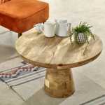 Surrey Solid Wood Coffee Table Mushroom Style