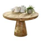 Surrey Solid Wood Coffee Table Mushroom Style