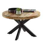 Surrey Solid Wood Coffee Table With Metal Spider Legs