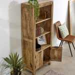 Surrey Solid Wood Bookcase With Doors