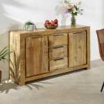 Surrey Solid Wood Large Sideboard 2 Door 3 Drawer