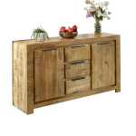 Surrey Solid Wood Large Sideboard 2 Door 3 Drawer